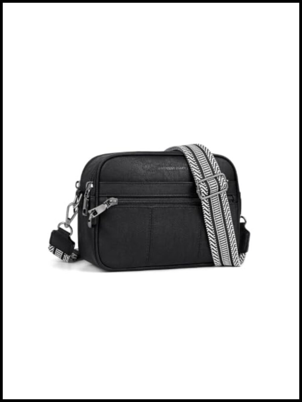 RFID Anti Theft Crossbody Bag PU Leather Women's Shoulder Purse